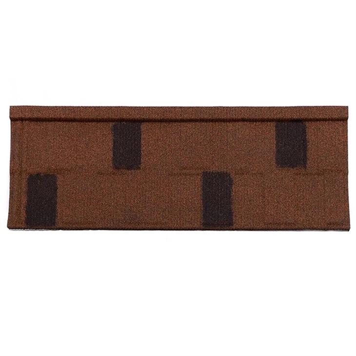 0.4mm Shingle Tile Like Corrugated Color Metal Roof Tile Stone Coated Roof Tile Price Galvanized